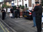 Salford Against Cuts Demo at Salford Mayor's House